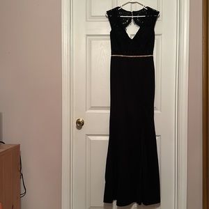 Black formal dress